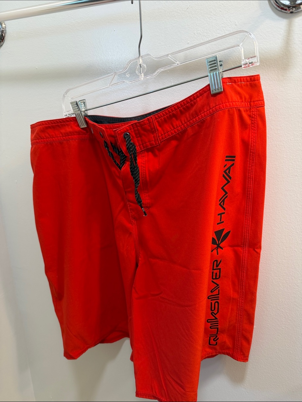 Quiksilver Men’s Red Logo Boardshorts